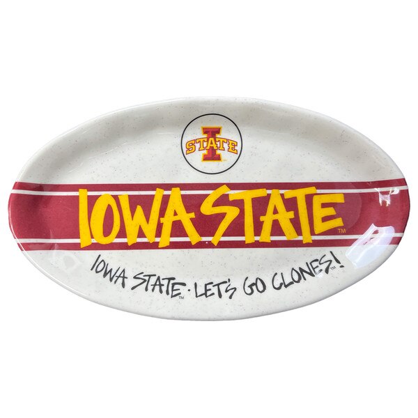 6.75 X 12.25 Oval I-State Platter